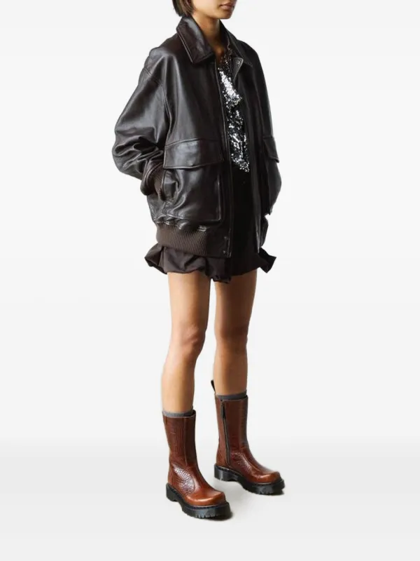 Dr. Martens Rejena round-toe Boots | Brown | FARFETCH CA