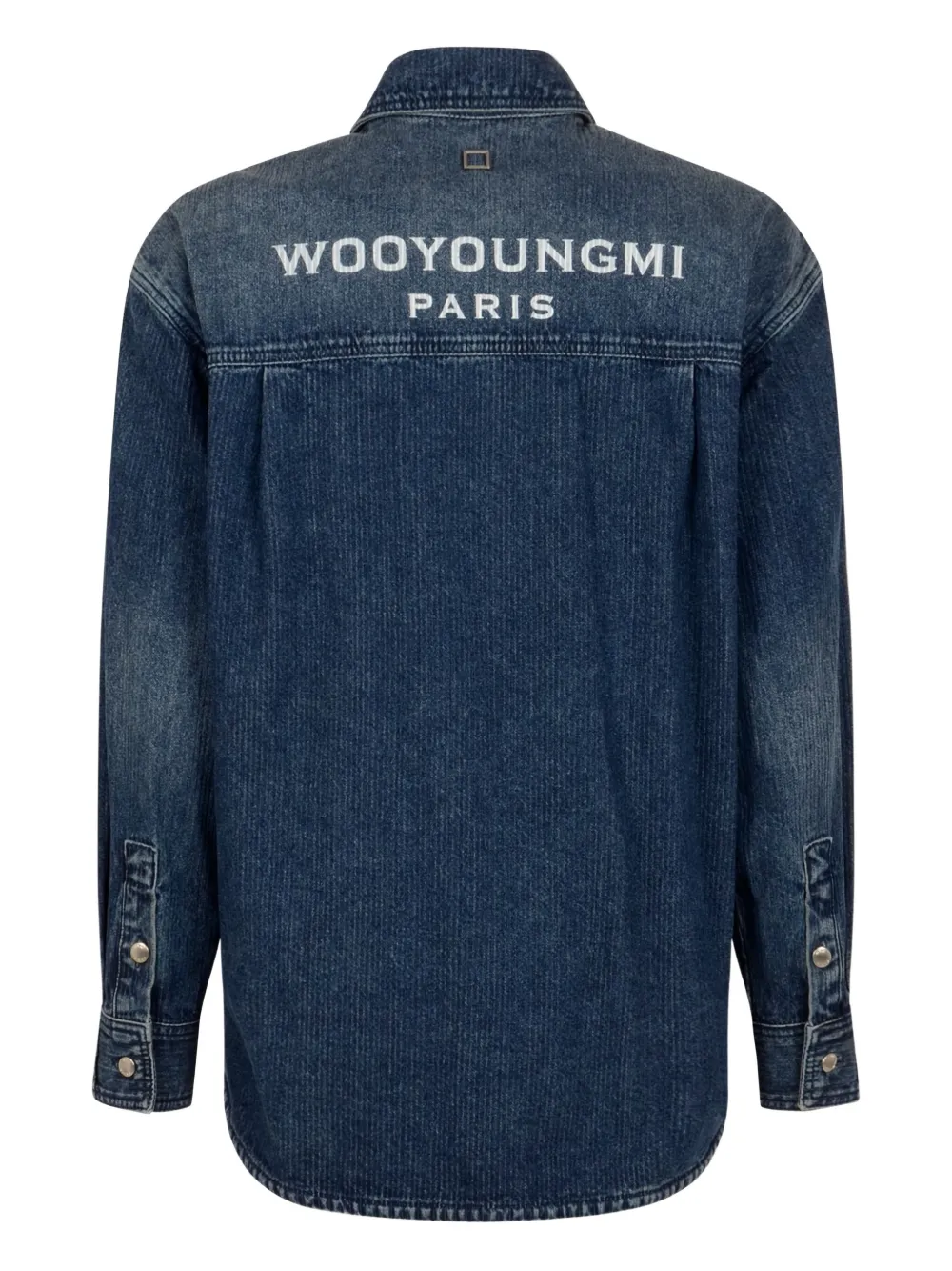 Wooyoungmi Overhemd met zak - Blauw
