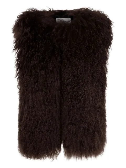 Yves Salomon long-hair fur gilet