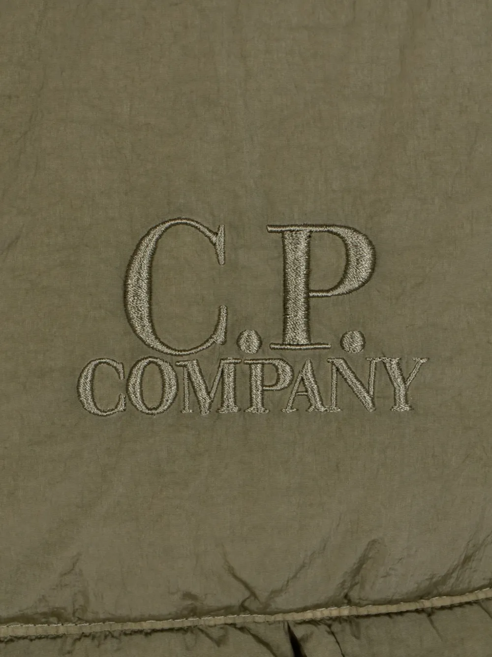 C.P. Company Bodywarmer met trechterhals Groen
