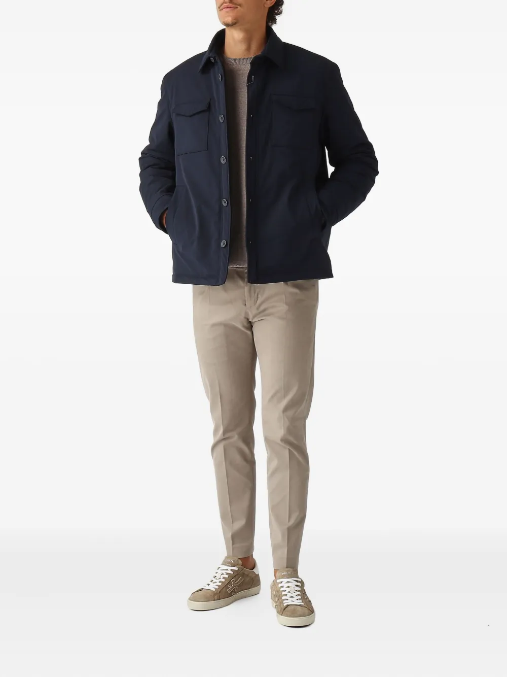 Herno patch-pocket shirt jacket | Shirt Jackets | Image 2