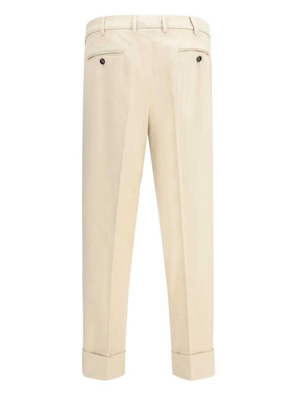 Cruna Belt-loops Trousers In Neutral