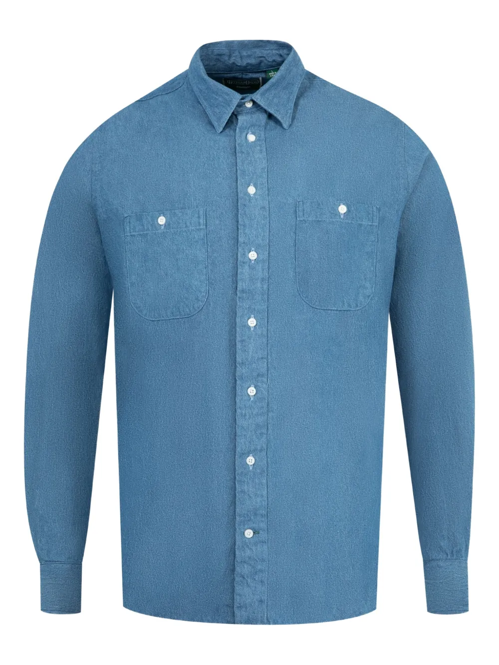 Gitman Bros button fastening shirt | Blue | Image 1
