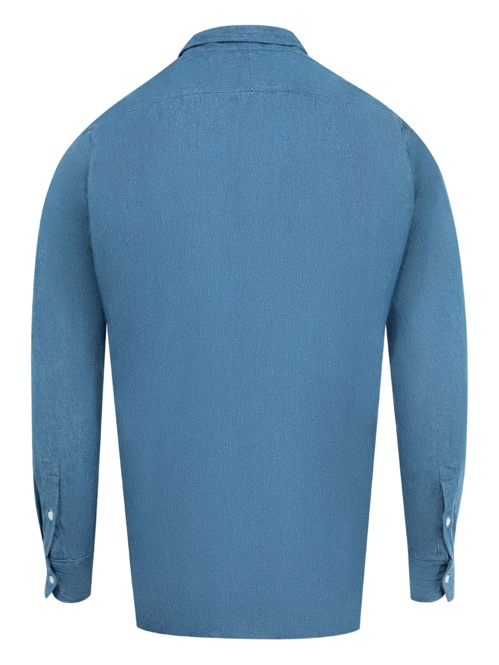 Gitman Bros Overhemd met knoopsluiting - Blauw