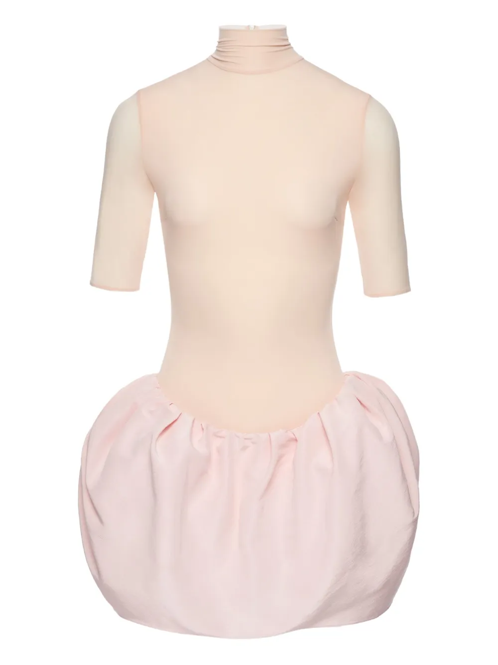 Magda Butrym Puff-detail Mini Dress In Pink