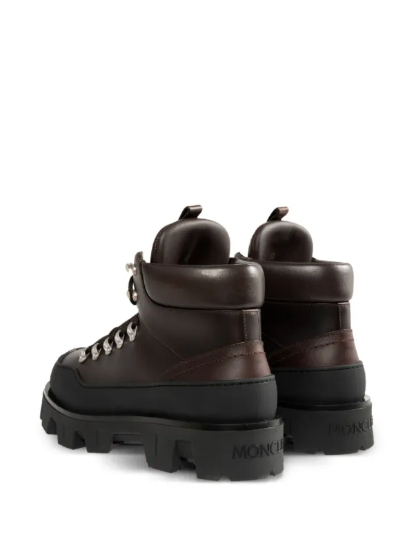 Moncler 50mm Peak Trek Hiking Boots | Brown | FARFETCH