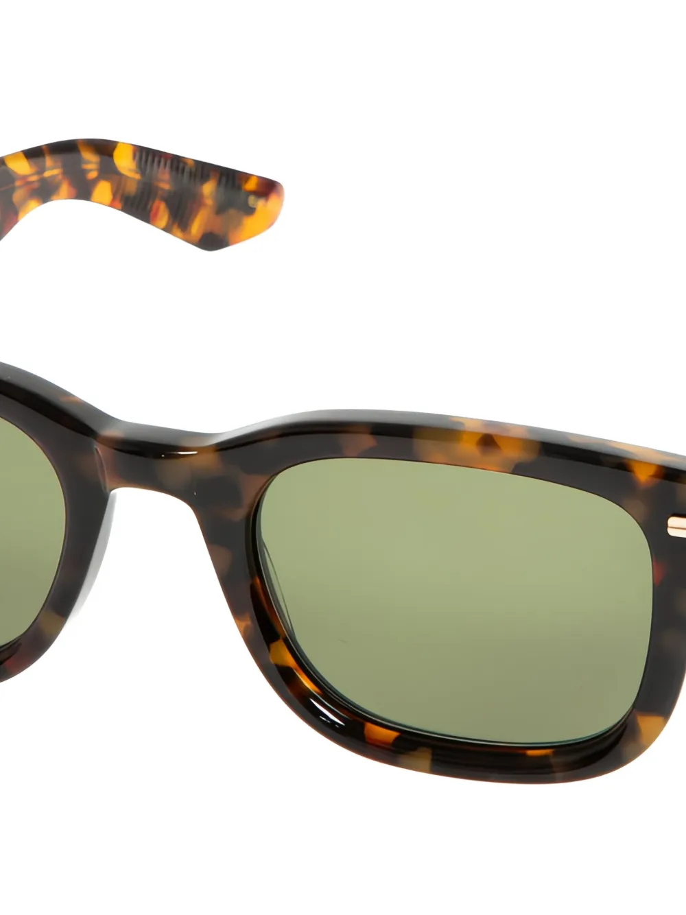 Moscot Klutz zonnebril met vierkant montuur - Bruin