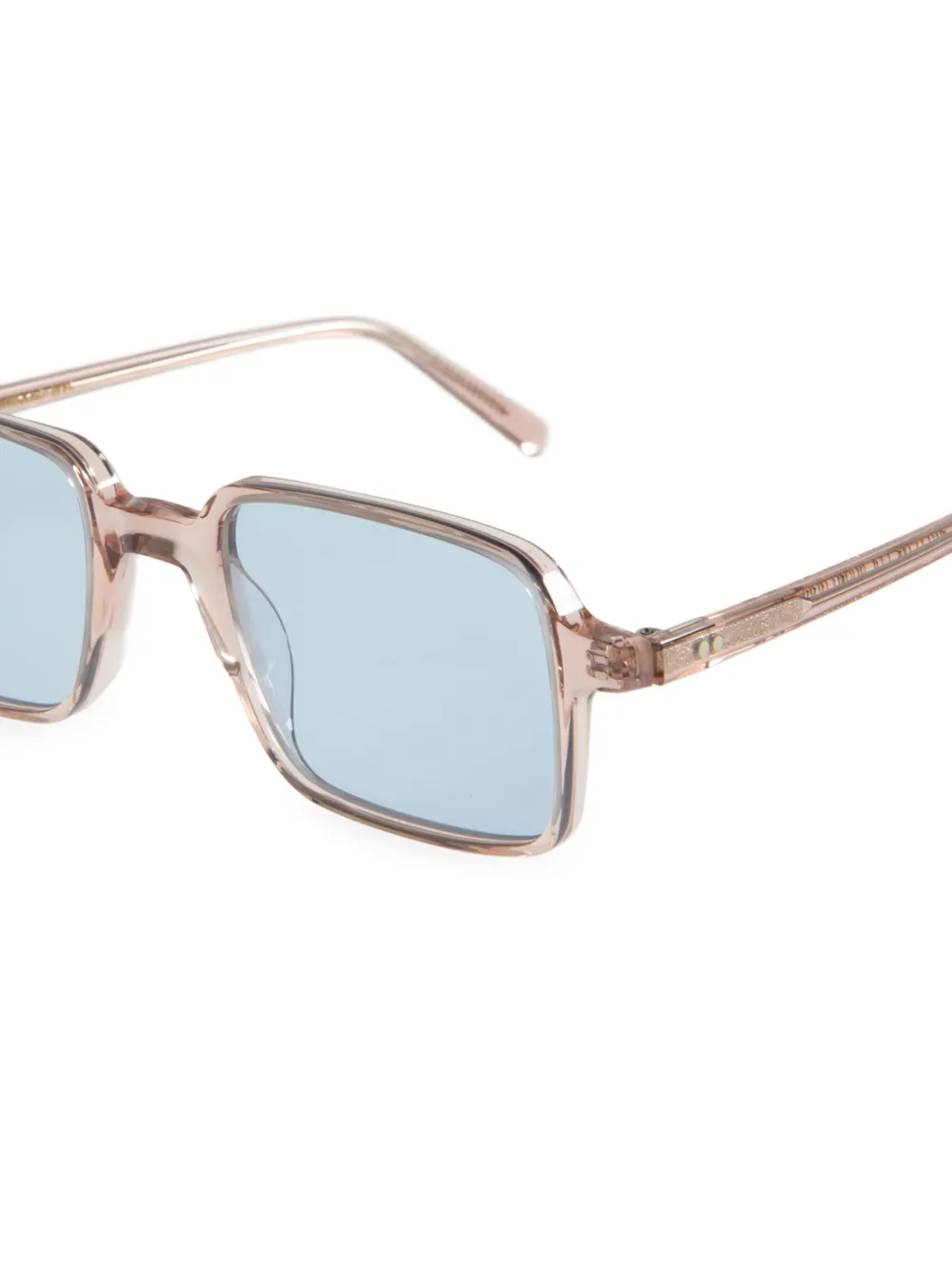 Moscot Shindig zonnebril met vierkant montuur - Roze