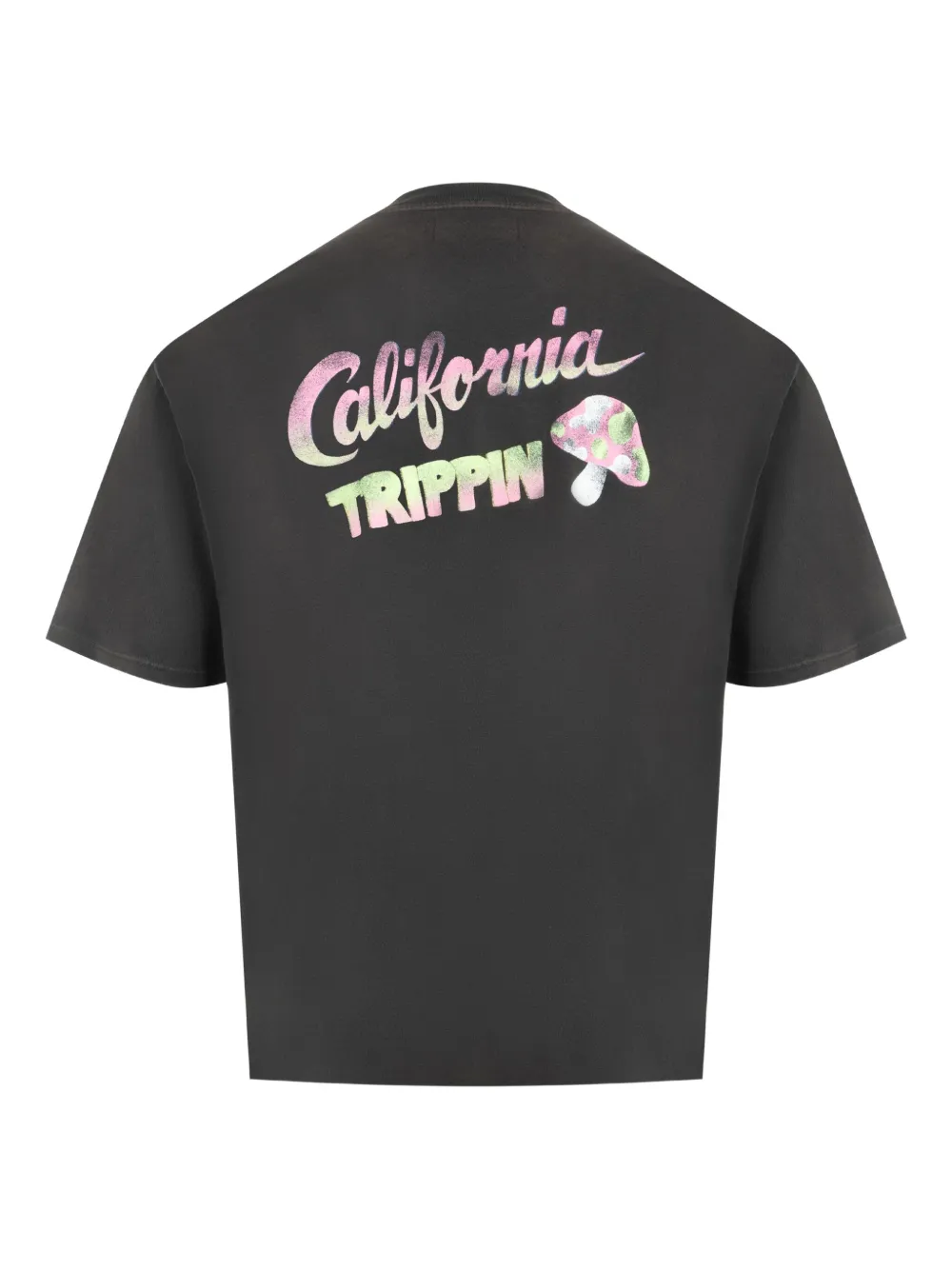 Nahmias Tripping Boxy T-shirt met grafische print - Zwart