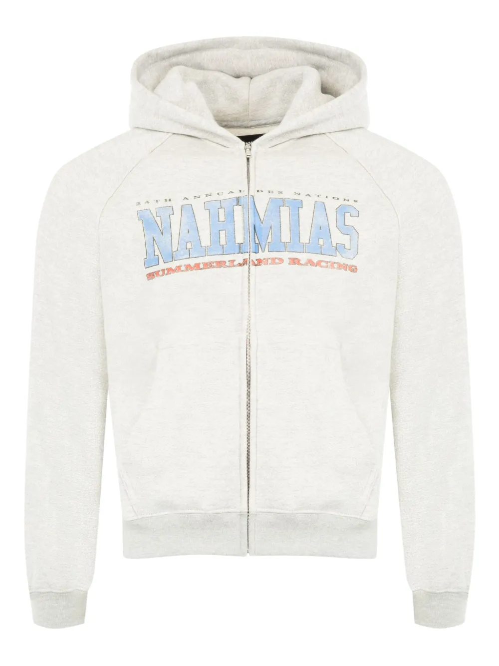 Nahmias Competition Girlfriend zip-up hoodie | Grey | Image 1