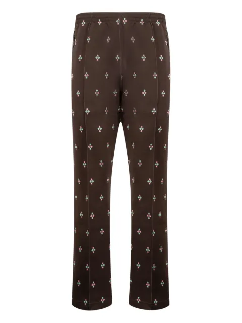 Needles jacquard-pattern track pants