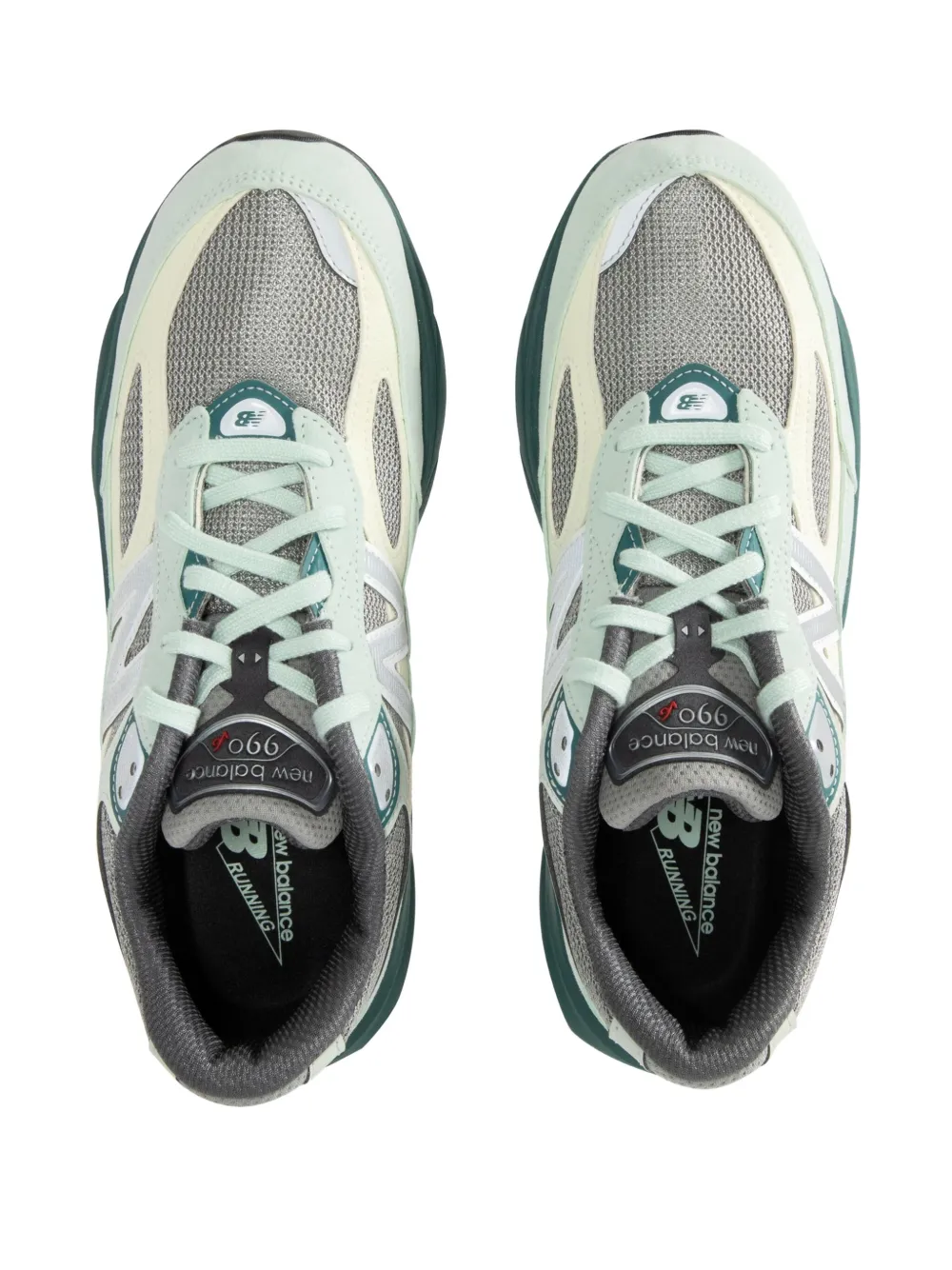 New Balance 990v6 sneakers met vlakken Groen