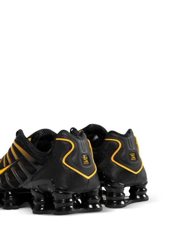 nike shox tl black and yellow