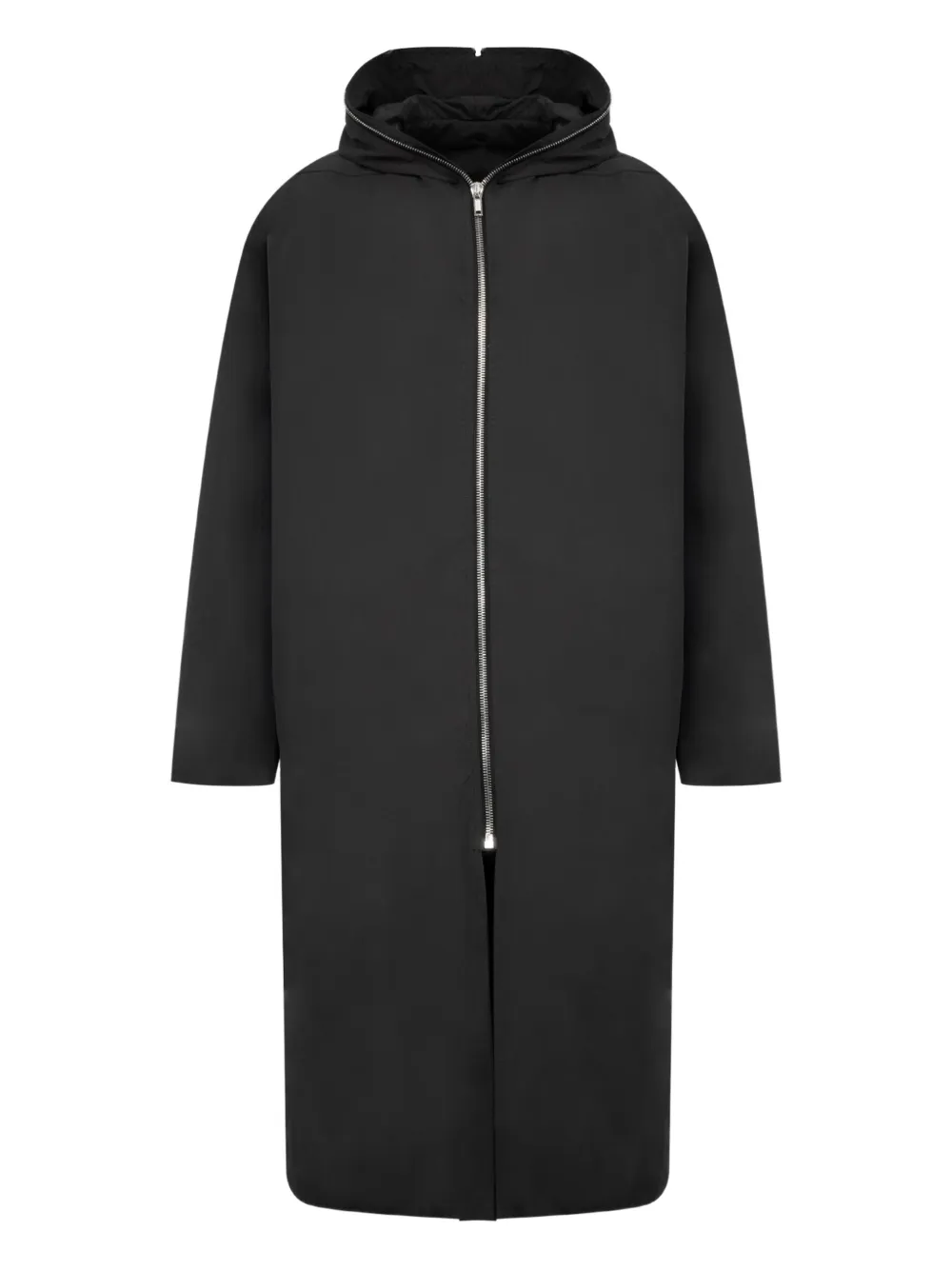 Rick Owens abrigo con capucha | negro | Image 1