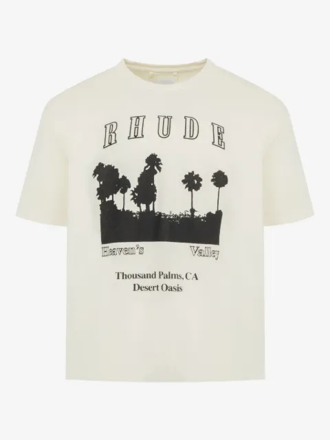 RHUDE T-Shirt mit grafischem Print