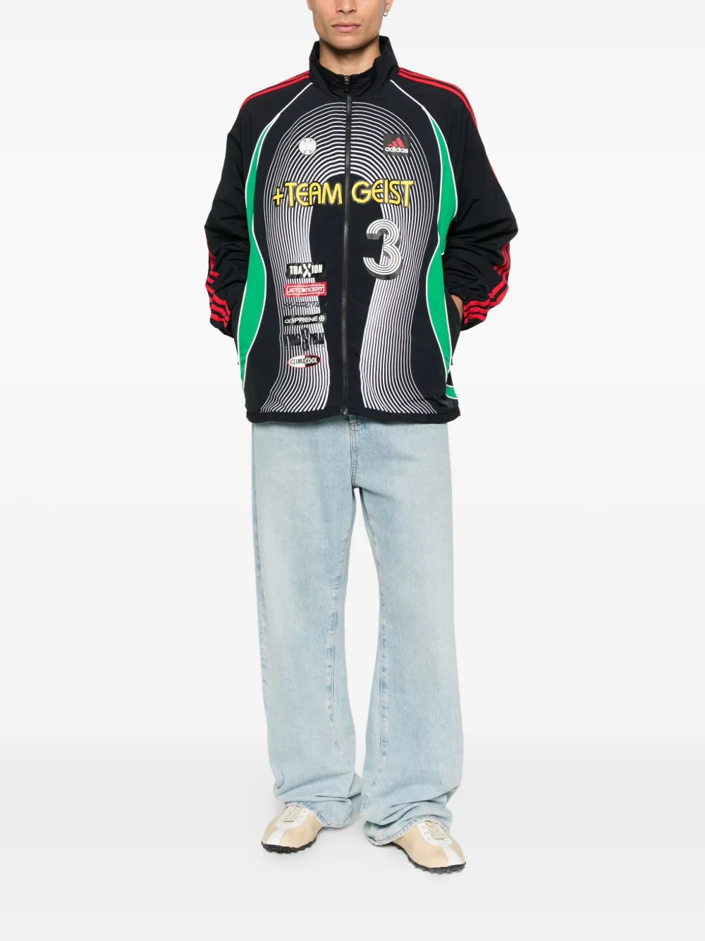 adidas Teamgeist striped jacket | Sport Jackets & Windbreakers | Image 2