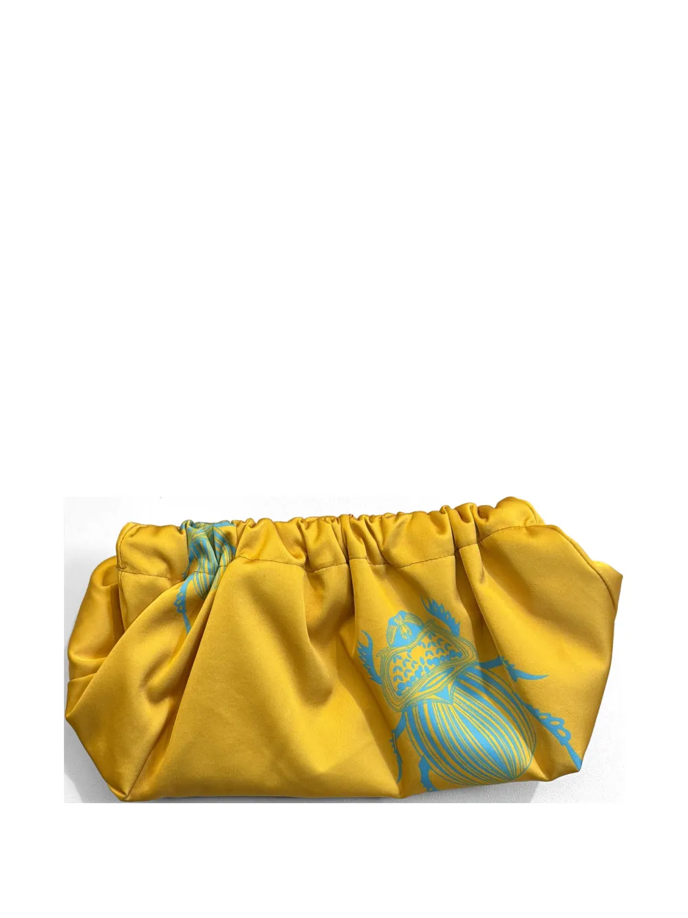 Gabriele Frantzen Sorbet beetle-print clutch bag - Gelb