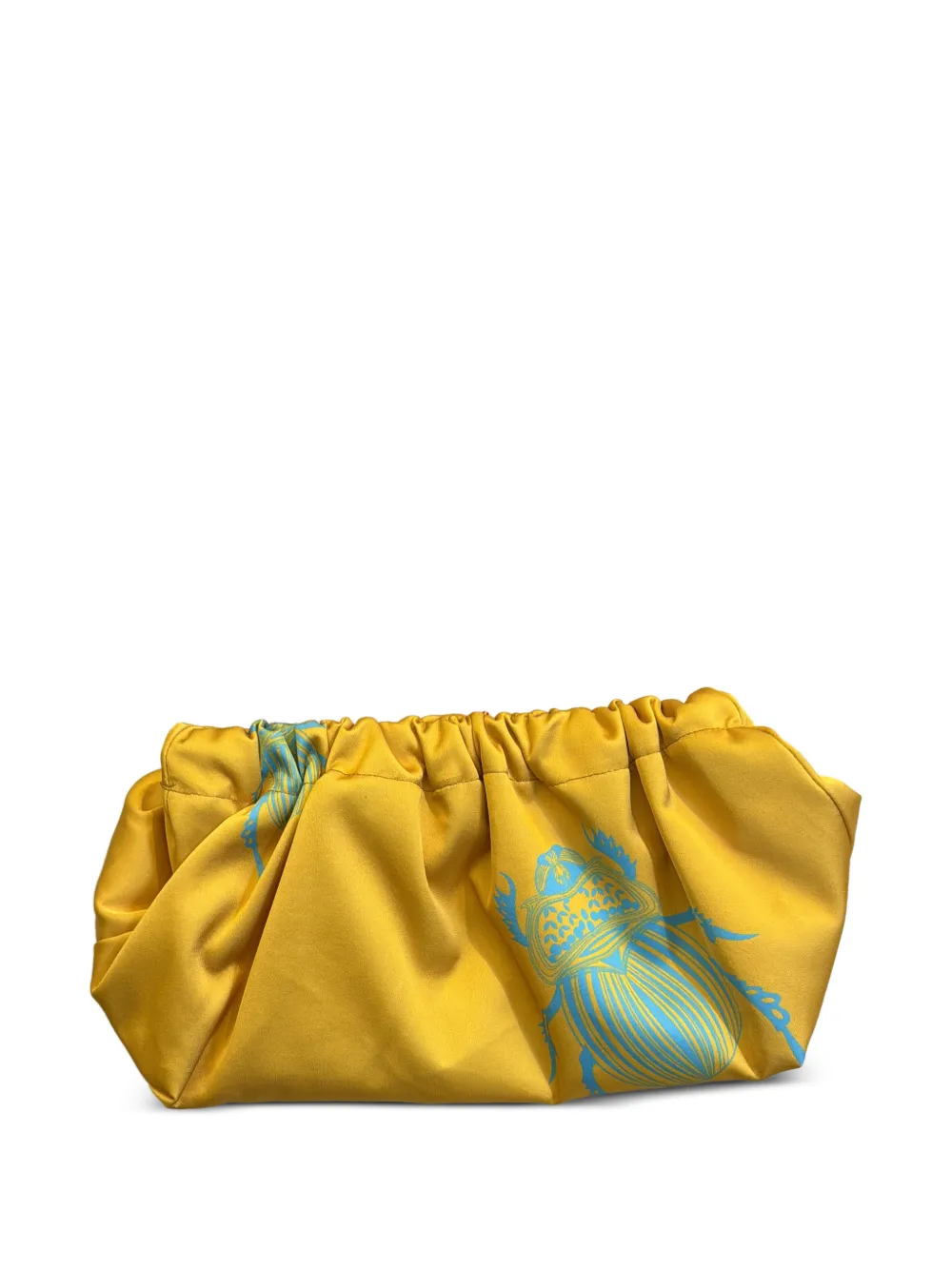 Gabriele Frantzen Sorbet beetle-print clutch bag - Gelb