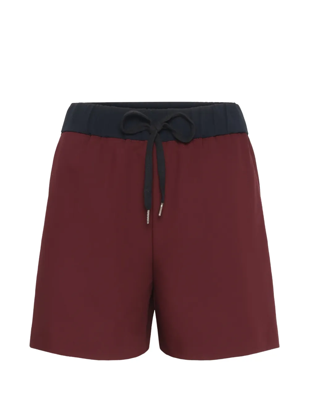 Black Label Drawstring-waist Shorts In Red