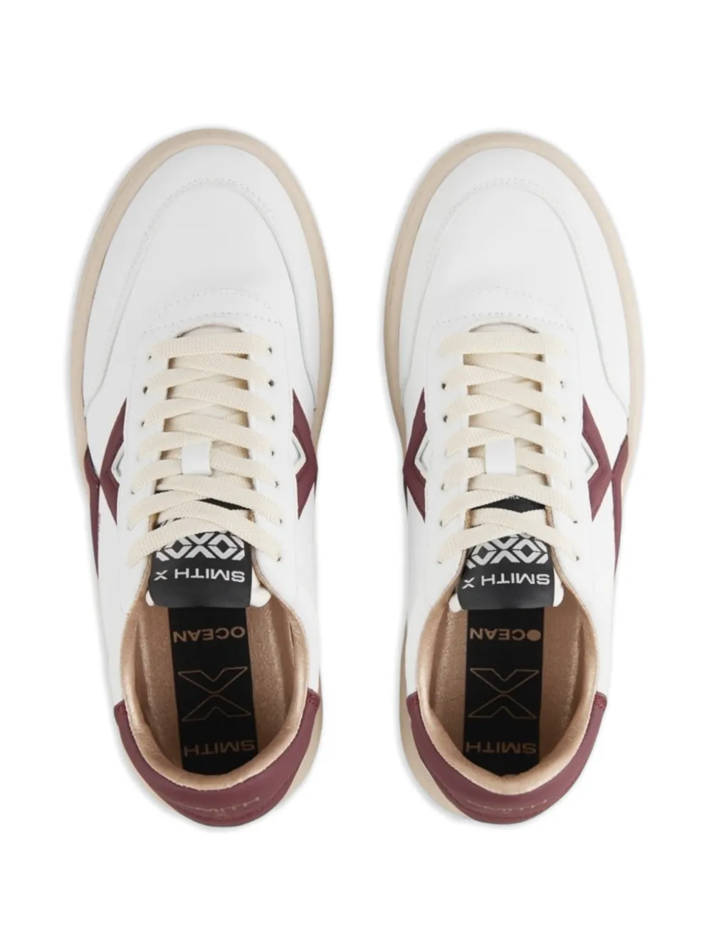 Alexander Smith 30 mm Ocean sneakers met applicatie Wit