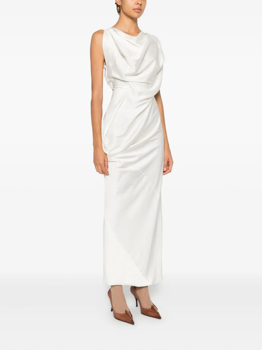 Vivienne Westwood Mouwloze jurk Beige