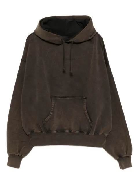 ALAINPAUL Hoodie mit gerafftem Ausschnitt