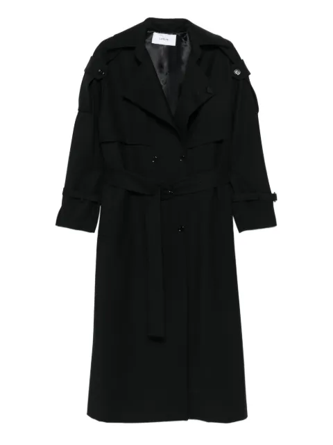 Lardini double-breasted belted trench coat