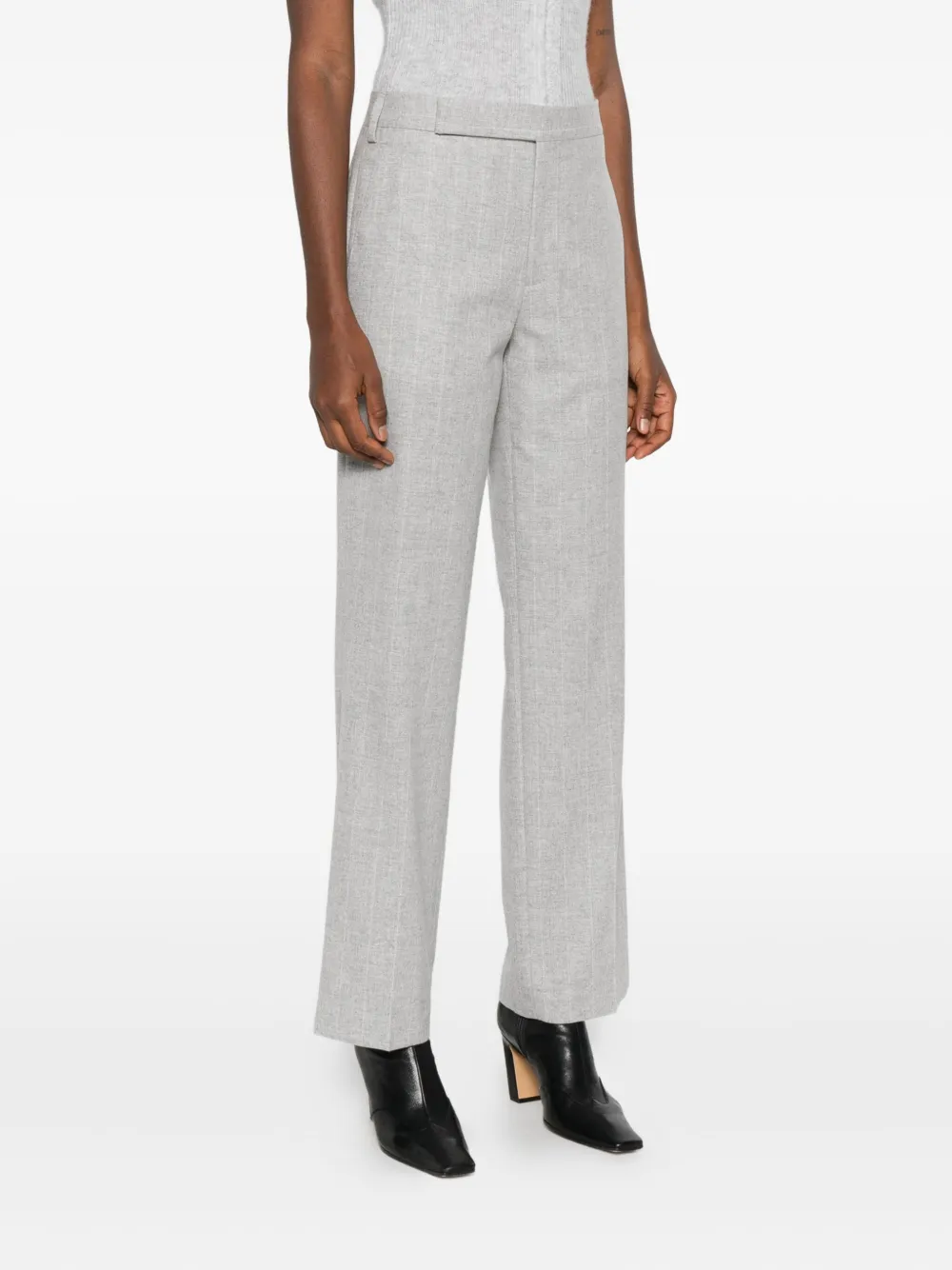 Lardini Gestreepte broek Grijs