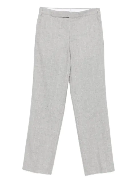 Lardini striped-pattern trousers