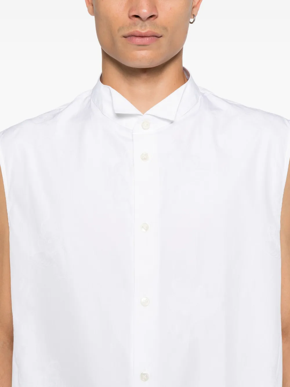 OUR LEGACY Wing mouwloos overhemd Wit