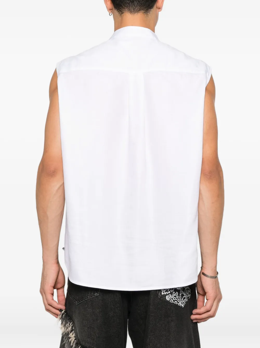 OUR LEGACY Wing mouwloos overhemd Wit