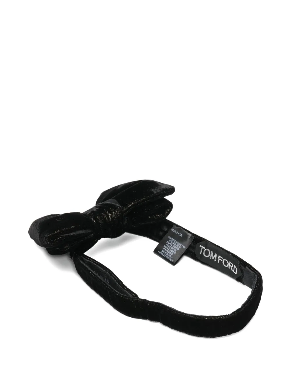 TOM FORD knotted bow tie - Zwart