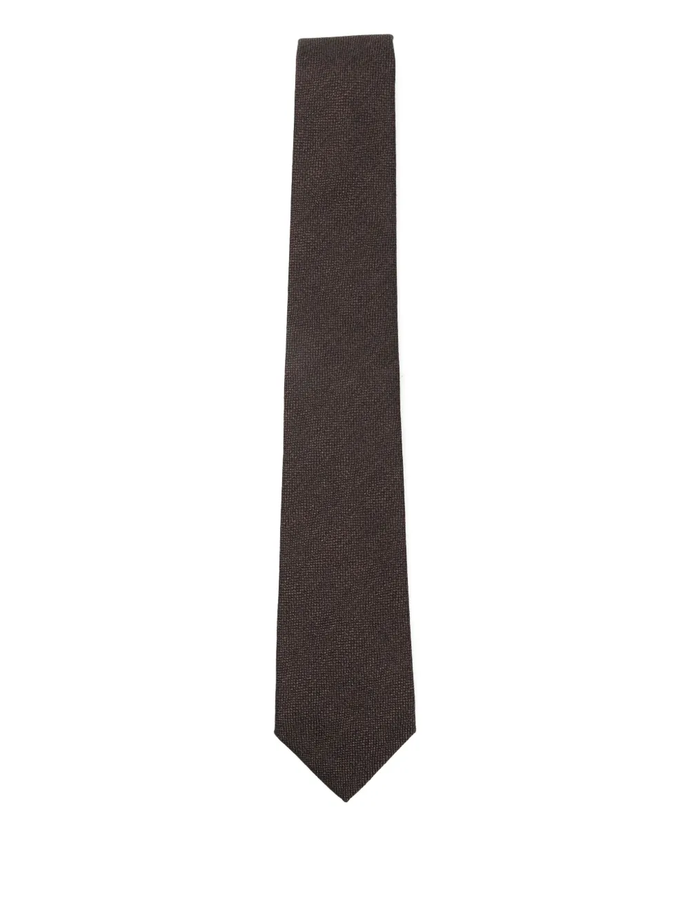 Dell'oglio textured tie | Brown | Image 1