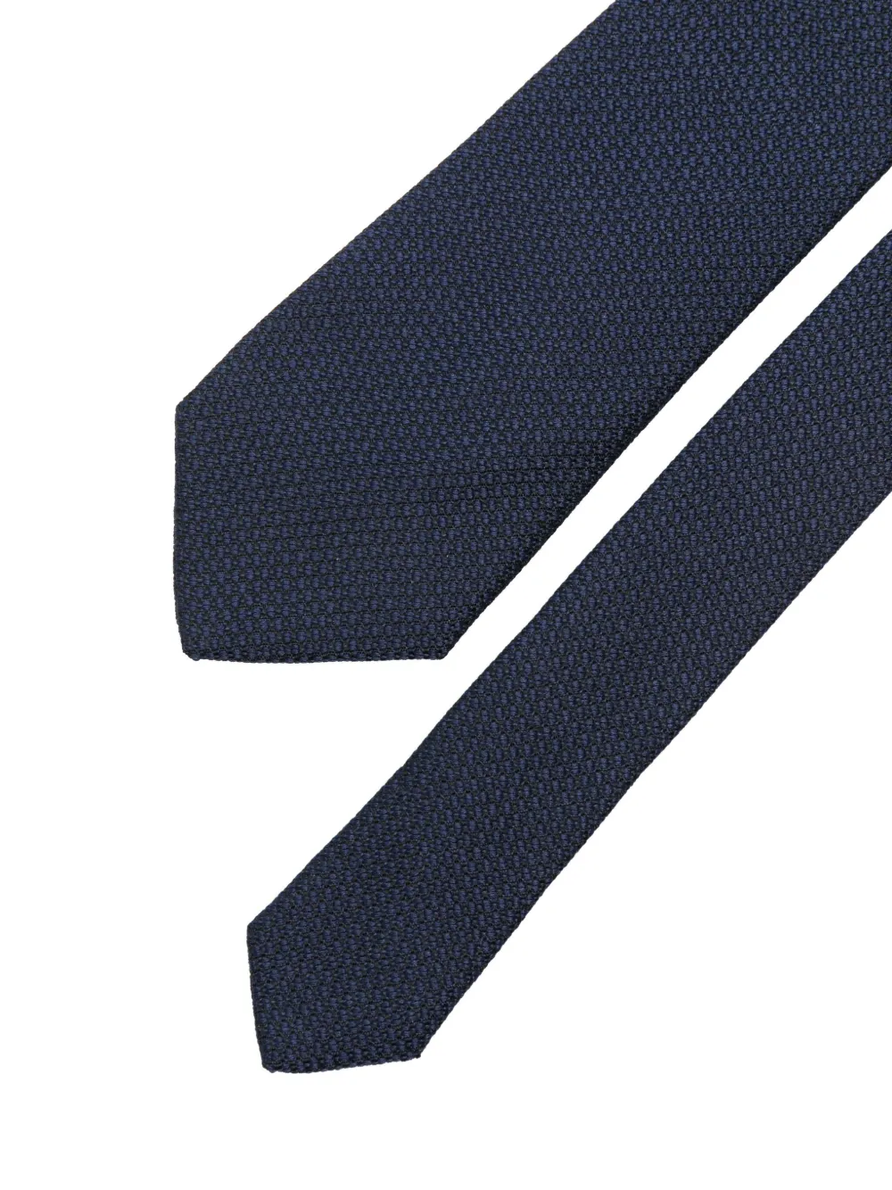 Dell'oglio Getextureerde stropdas Blauw