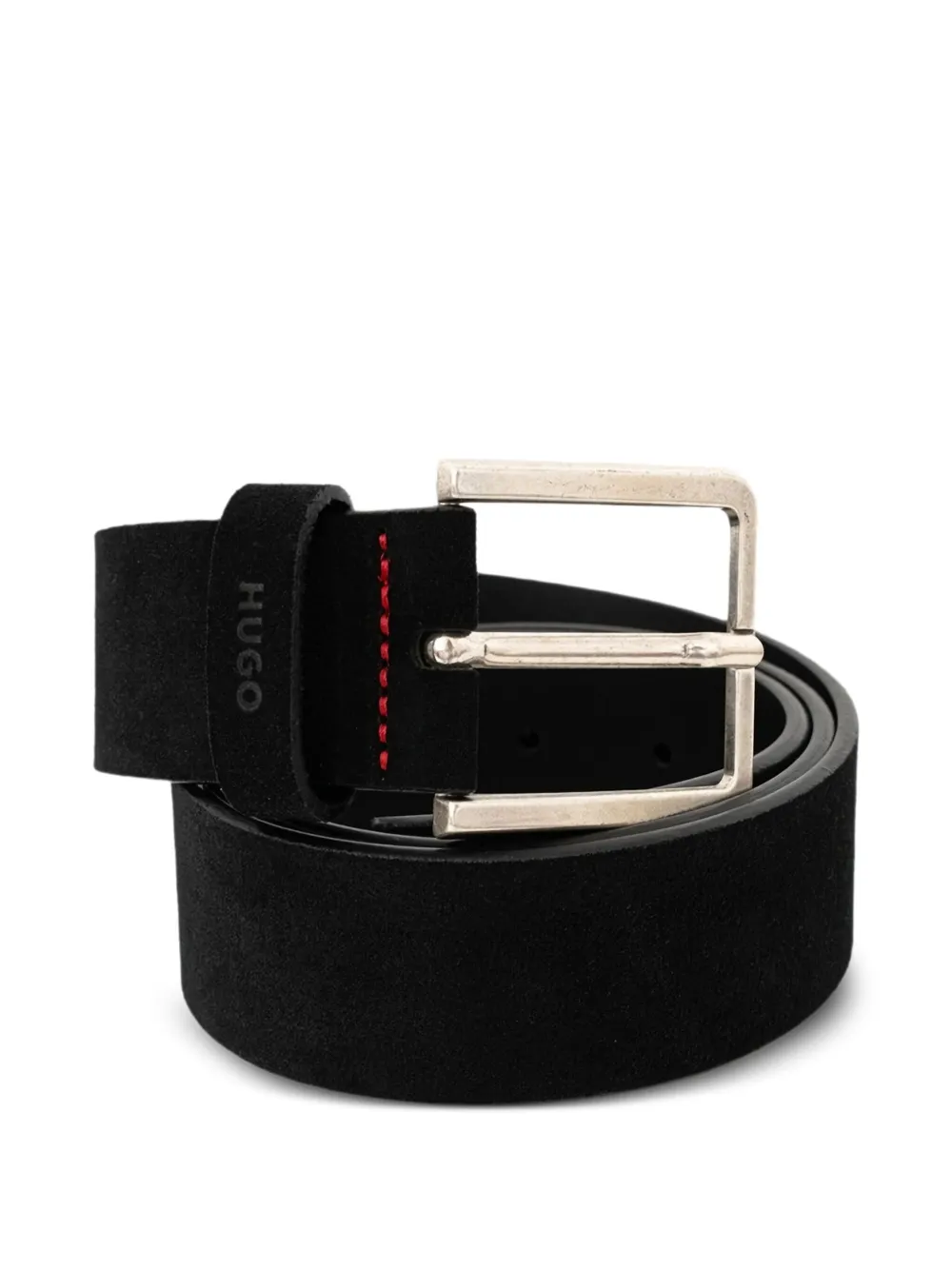 BOSS stitched belt | Black | Image 1