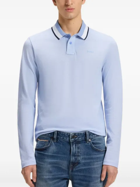 BOSS long-sleeve polo shirt