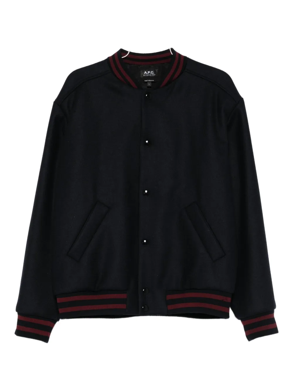 A.P.C. pocket striped jacket | Blue | Image 1