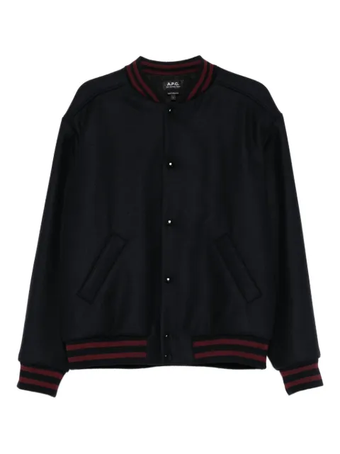 A.P.C. pocket striped jacket
