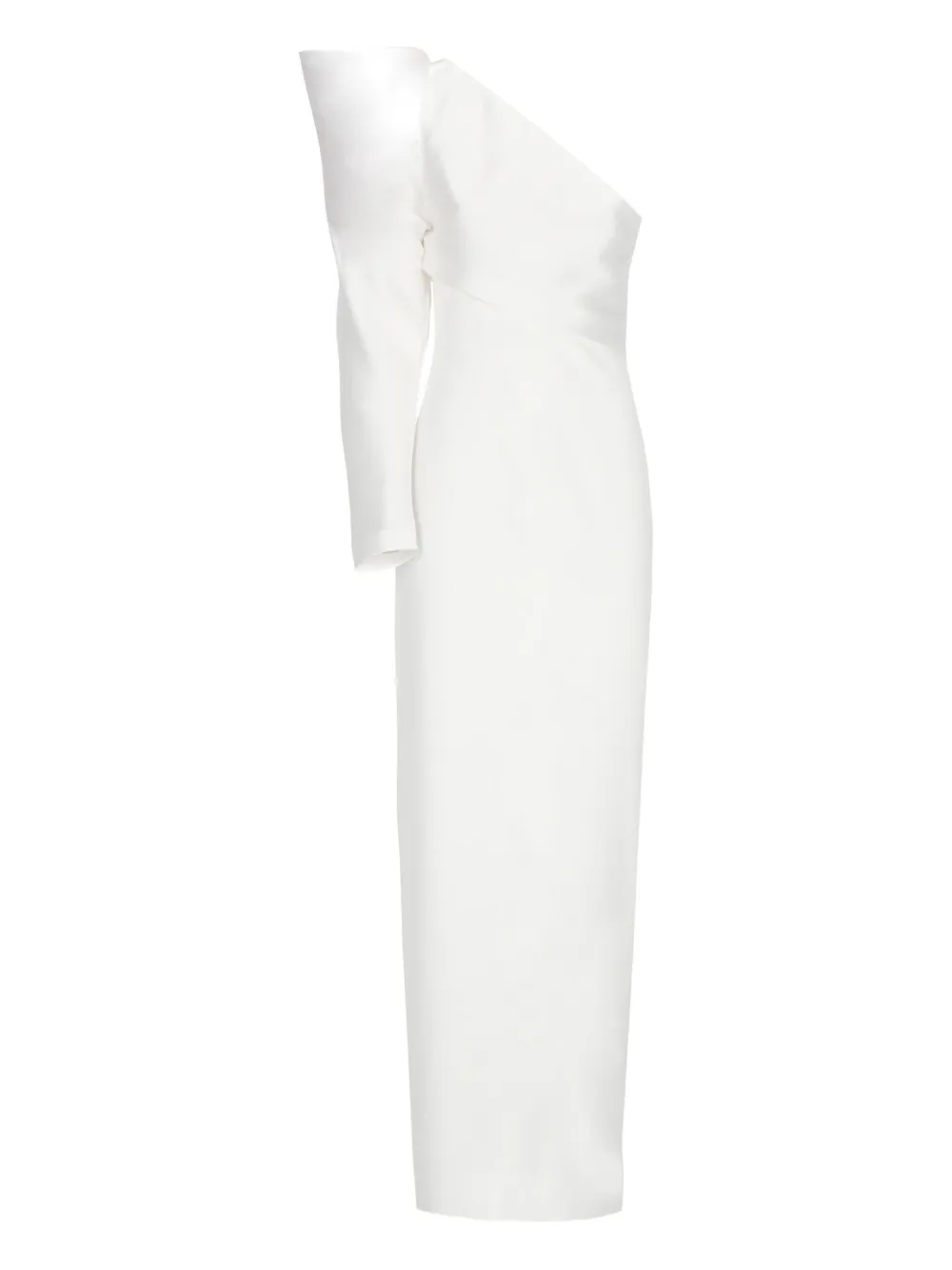 Solace London one-shoulder dress - ホワイト Solace London one-shoulder dress - ホワイト