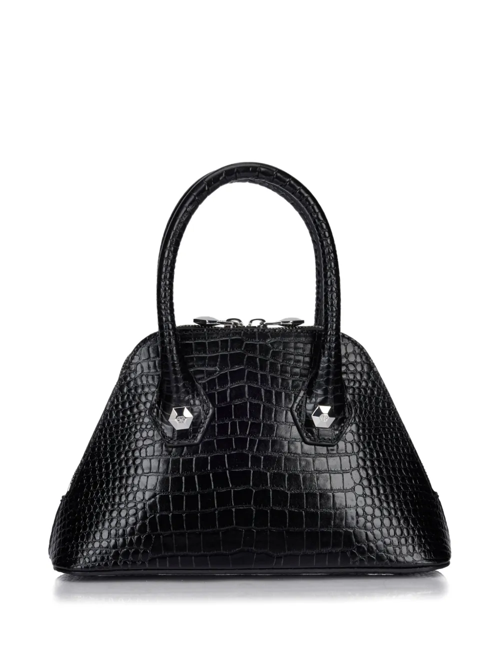 Philipp Plein Majestic crocodile-print tote bag - Zwart