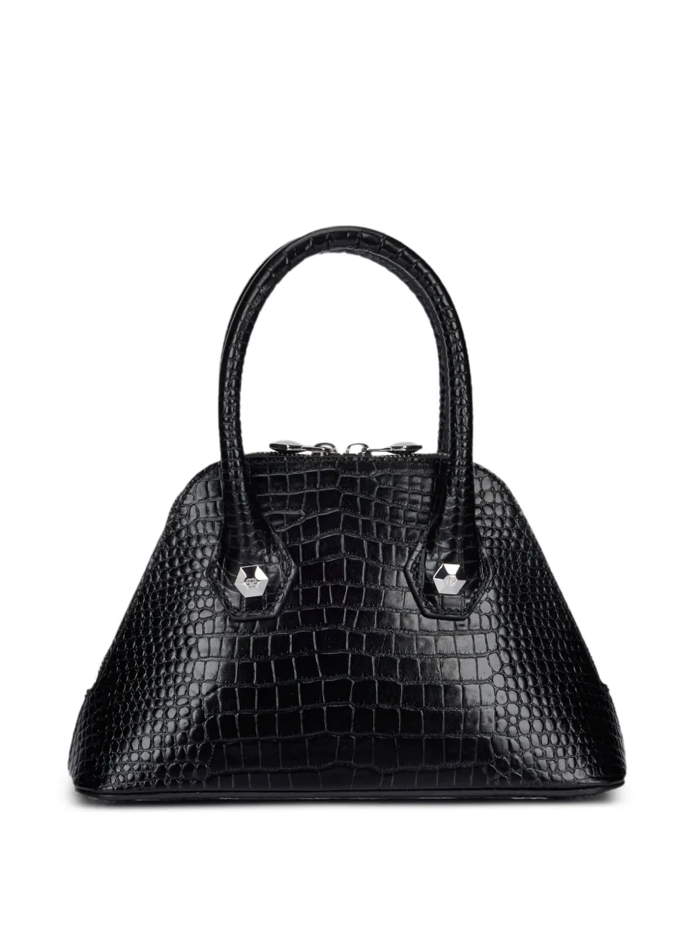 Philipp Plein Majestic shopper met krokodillenprint Zwart