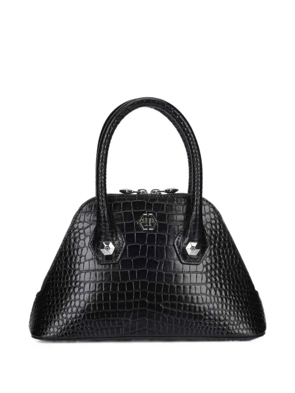 Philipp Plein Majestic crocodile-print tote bag - Nero
