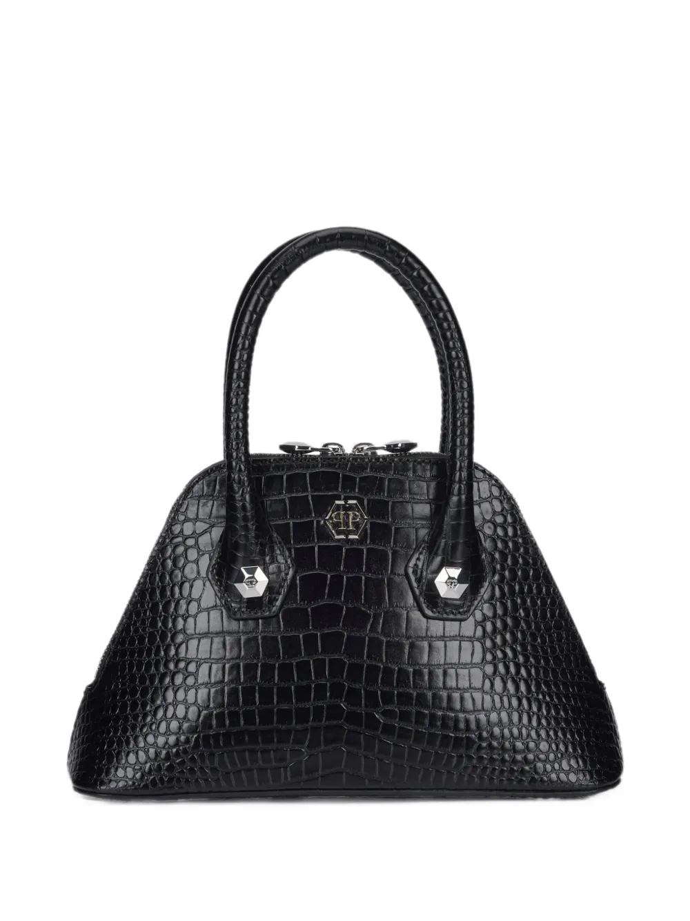 Philipp Plein Majestic shopper met krokodillenprint Zwart