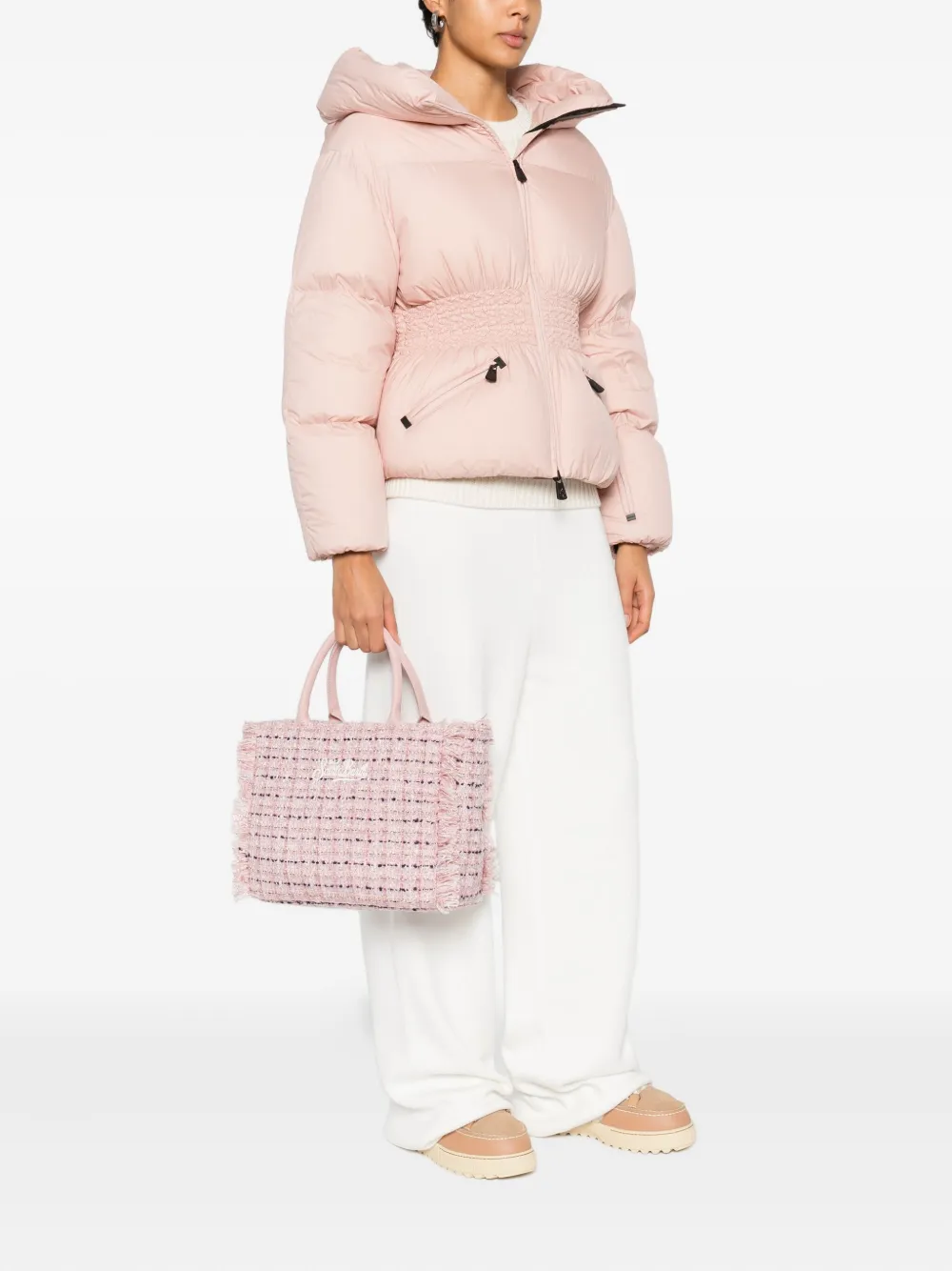 MC2 Saint Barth fringed embroidered tote bag - Roze