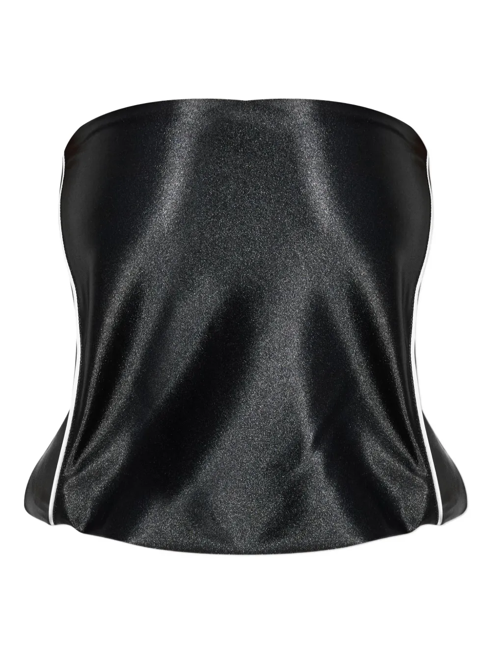 Alexander Wang Strapless Bandeau Top In Black