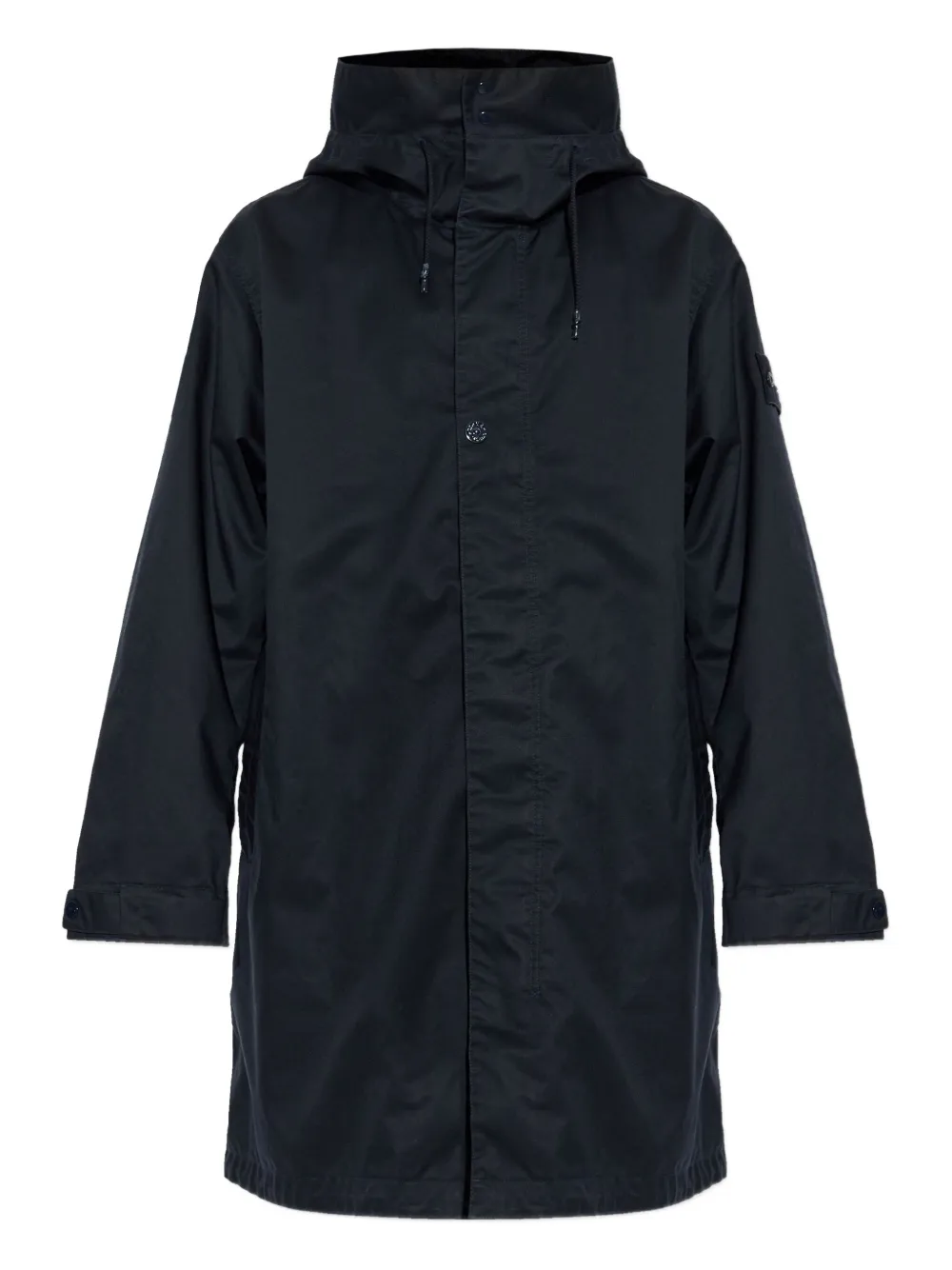 Stone Island hooded coat - ブルー Stone Island hooded coat - ブルー