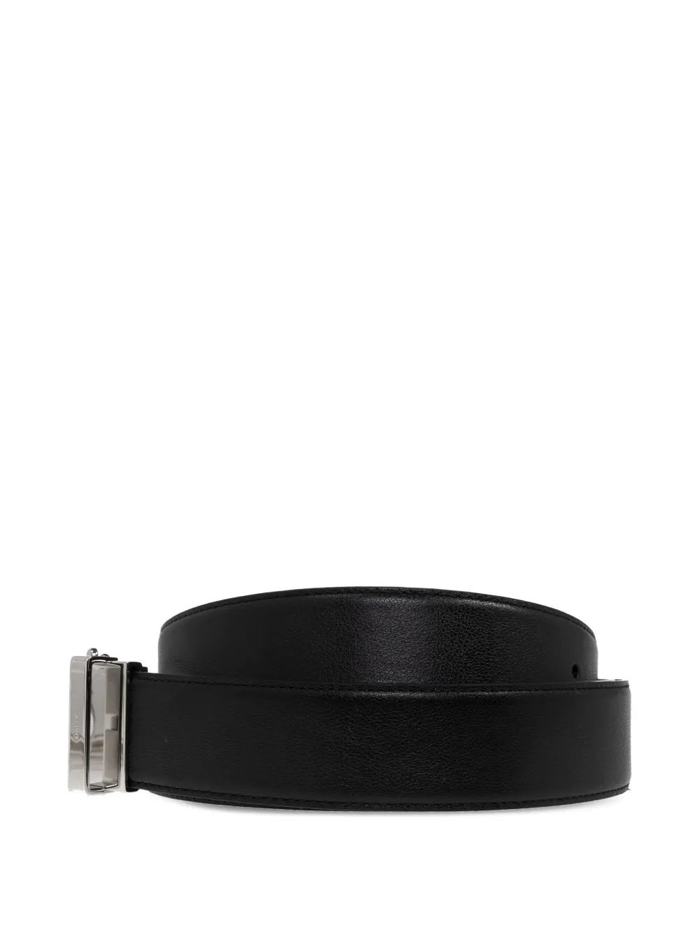 Bally logo-buckle belt - Zwart