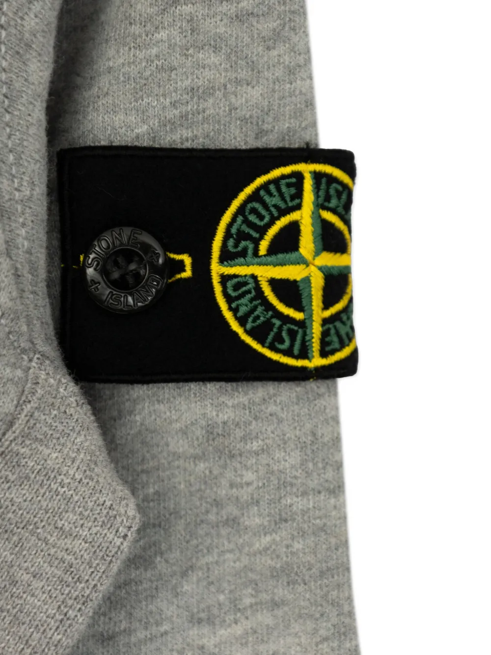 Stone Island Junior Hoodie met patch Grijs
