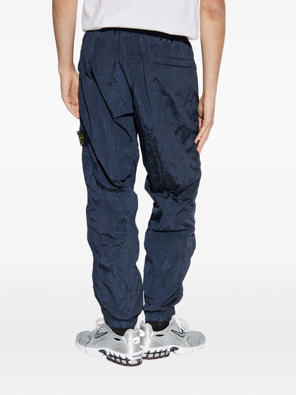 Stone Island Trainingsbroek met logopatch Blauw