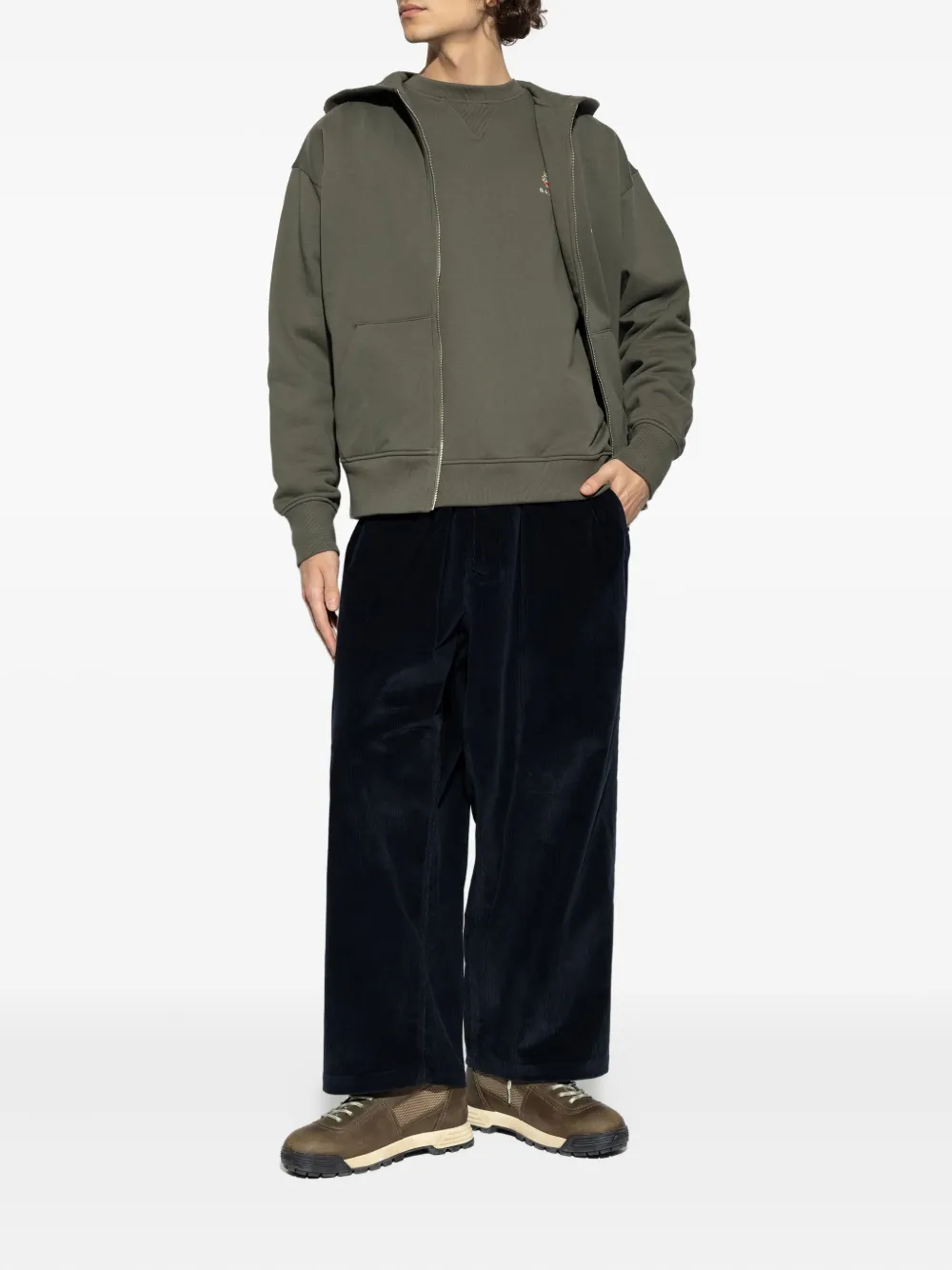 Bally logo-embroidered sweatshirt - Groen